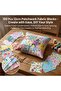 M 100 Pcs - 12x12 cm New Style Toothed Grid Pure Cotton Printed Twill Fabric Set, Sewing and DIY Cr. - 6