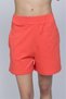 Women's Coral Lycra Cotton High Waist Shorts - 2