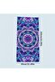 800x1600mm Mandala Beach Towel Sand Resistant - Super Absorbent Microfiber Quick Dry Towel - Colorfu - 4