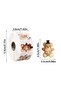 Beige 1 Roll 500PCS Cartoon Bear Sticker DIY Accessories Ornament Cute Bear Decals Decoration Laptop - 6