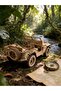 WHITE DIY Wooden 3D Puzzle Jeep Model Kit Creative Birthday or Holiday Gift Educational Toy Exquisit - 7