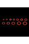 150Pcs Flat Washer Red Steel Paper Fiber Insulation Washer M10 M12 M14 M17 M18 M20 M24 Flat Ring... - 6
