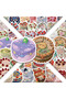 60 Pieces of Retro Cream Cake Stickers, Colorful Dessert Designs, Suitable for Journals, Scrapboo... - 3