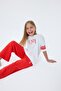 4-15 Years Old Licensed Us Polo Assn Girl's Set-Ecru - 5