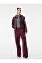 High Waist Wide Leg Fabric Trousers with Pockets