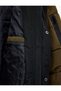Long Sleeve Zipper Pocket Detailed Slim Fit Faux Fur Hooded Parka - 7