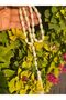 Natural White Shell Misbaha Prayer Beads with Tassel (Oval)