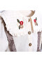 Vintage Collar with Bow Detail Girls' Jumpsuit - 4
