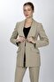 American Collar Modern Long Women's Jacket - Bamboo - 1187100 - 3