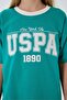 4-15 Years Licensed Us Polo Assn Girls' Set-Green - 5