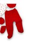 Baby Girl 5-Piece Heart Patterned, Bow Detailed Hospital Discharge Bodysuit Set, 100% Cotton Newborn Bodysuit - 5
