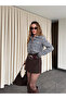 Blue Brown Pocket Flap Shirt - 508 - 2