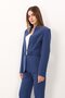 Classic Women's Jacket with High Collar - Indigo - 1188100 - 5