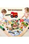 - Wooden Mini Car Set -C- 6 Pcs - 6