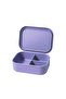 Silicone Lunch Box - 3 Grid, BPA free - Purple