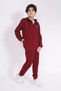 Boy's 2-Piece Set Printed Hooded Zipper Sweatshirt & Pocketed Sweatpants with Elastic Waistband J