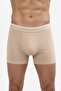 Invisible Modal Skin Color Men's Boxers - White Linen, Doesn'T Show under Pants - 2