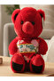 Classic Red Teddy Bear (30 cm) with “I Love You” Text - 2