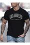 Unisex Text Printed T-Shirt – Round Neck, Short Sleeve, Casual