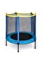 Mini Kids Trampoline with Safety Enclosure Net, Durable Metal Frame, Soft Edge Padding, Stable Base - 3