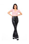 Women Dusty Rose Pleated V Neck Top - 3