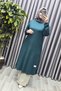 Women's Clothing Plus Size Slit Sleeves Elasticated Sports Solid Color Tunic - 6