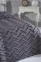 طقم زيجرا المكون من قطعتين لسرير مفرد، لون أنثراسايت - 5