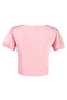 Women Dusty Rose Pleated V Neck Top - 5