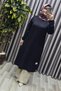 Women's Clothing Plus Size Slit Sleeves Elasticated Sports Solid Color Tunic - 8