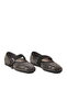 Black Stone Embroidered Women's Ballerinas Pc-55213 Z - 3