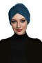 Brocade Banded Oil-Lined Ready-Made Turban Hijab Medical Use Suitable - 3