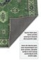 Vintage Green Chenille Carpet Rug Runner Non-Slip Washable Self-Fringed Kitchen Hallway Balcony - 4