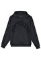 Unisex Curved Stone Printed Oversized Hooded Sweatshirt