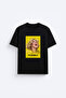 Pluribus Array Printed Crew Neck Unisex Black T-Shirt T-Shirt