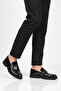 Black Patent Leather Genuine Leather Men's Casual Shoes 986 m