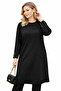 سترة نسائية موسمية بنمط قرص العسل طويلة ومقاس كبير من مادة الميرسيريزد - 4