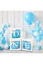 First Birthday Balloon Happy Birthday Party Set Decoration for Boys - 4
