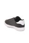 Black and White Leather Laced Lightweight Unisex Sports Shoes Bst-1002 g - 4