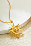 Sun Spiral Steel Necklace - 4