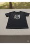 Black Girl/Boy Figure Printed Soft Textured T-Shirt - 2