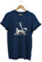 Hunting English Setter and Culluk Printed 100% Cotton Regular Fit Crew Neck T-Shirt