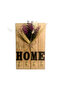 Homeflora Decorative Home Wooden Hall Organizer with Artificial Flower Detail and Keychain Hanger - 4