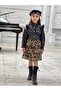 Girl's Dress Leather Jacket Hat - 3