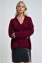 Shawl collar detailed standard knit sweater 1422 - 3
