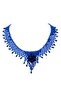 - Hülya 6683 3540 Handmade Crystal Bead Stylish Knitted Necklace Blue - 4