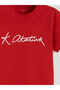 Original Ataturk Signature Printed Boys' T-Shirt - 4