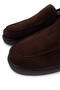 Men's Genuine Leather Brown Suede Loafer Shoes - 3