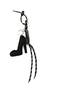 Stone-Embellished Heeled Shoe Figured Bag Charm & Keychain - 3