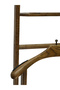 Wooden (External Budak Premium) Dilsiz Uşak Hanger Rack Color Synthetic Dark Walnut 1 Piece - 7