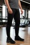 Men's Black Sports Shoes - Casual Walking and Running Sneakers - 5